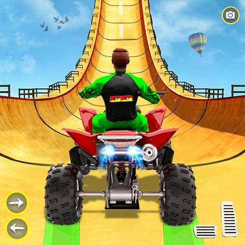 ATV Quad Bike Stunt Driving Game - Tricky Mega Ramp Stunt Games for Kids Free
