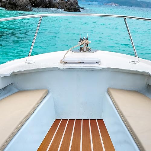 Miniatura 3 de Trademark Innovations Espuma EVA barco Decking barco espuma espuma espuma Mat para el suelo de la piscina para el patio exterior