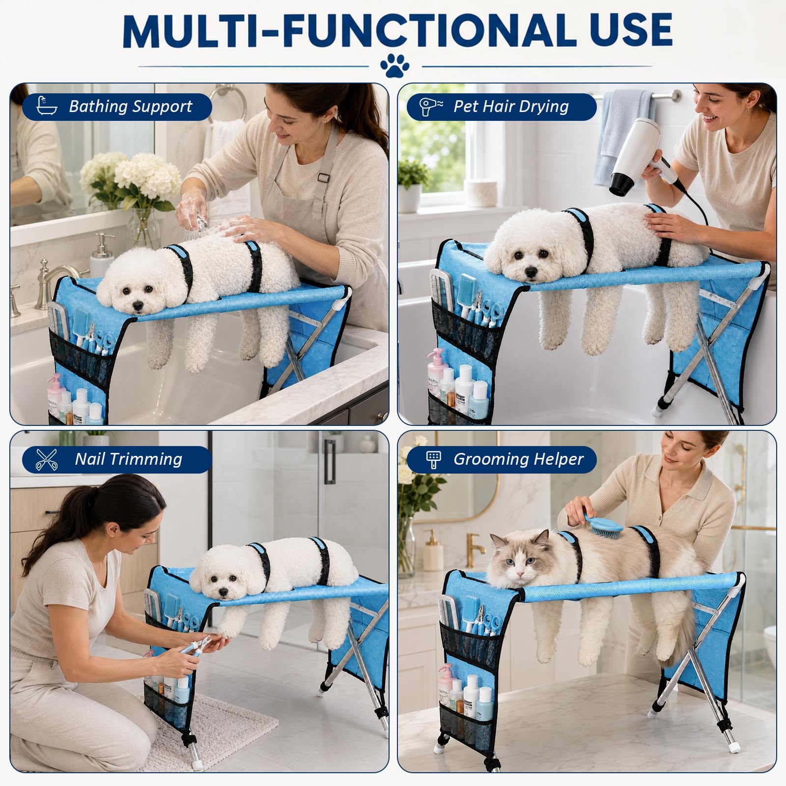 Pet Grooming Hammock for Small Dogs -2 Pet Grooming Hammock for Small Dogs -2