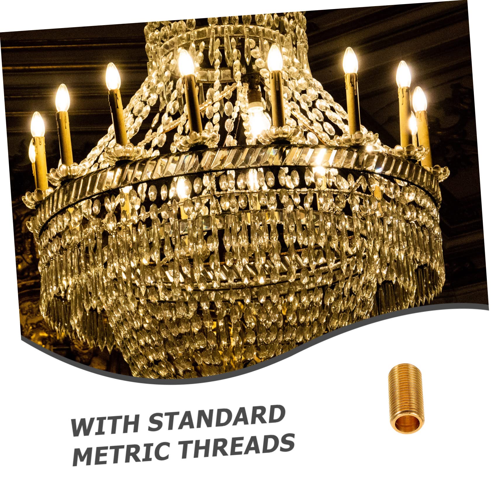 Hemobllo Kit De Tige De Lampe En Cuivre Pour Luminaires à Monter