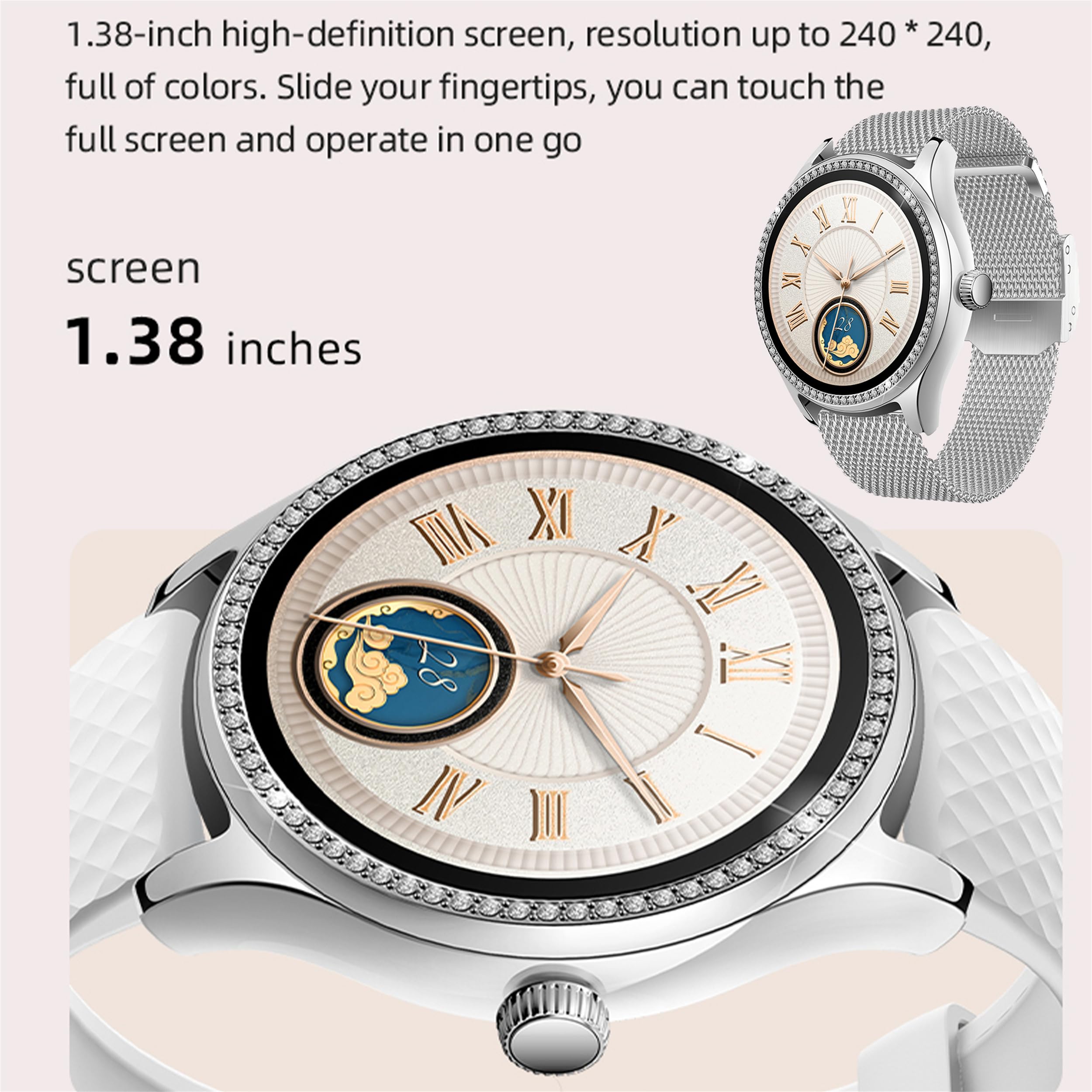 Smart Watch (Answer/Make Calls) with Alexa Built-in - Image 4