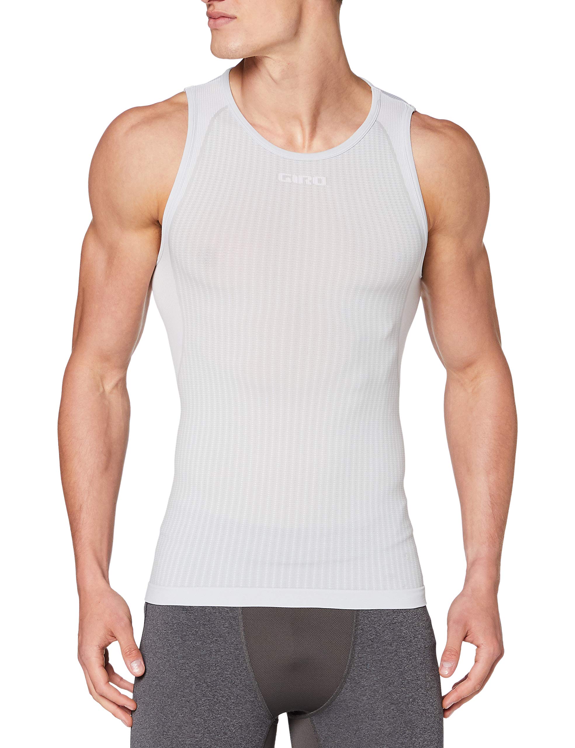 Giro Men's M Chrono SS Base Layer Cycling Clothing Charcoal, XL/XXL