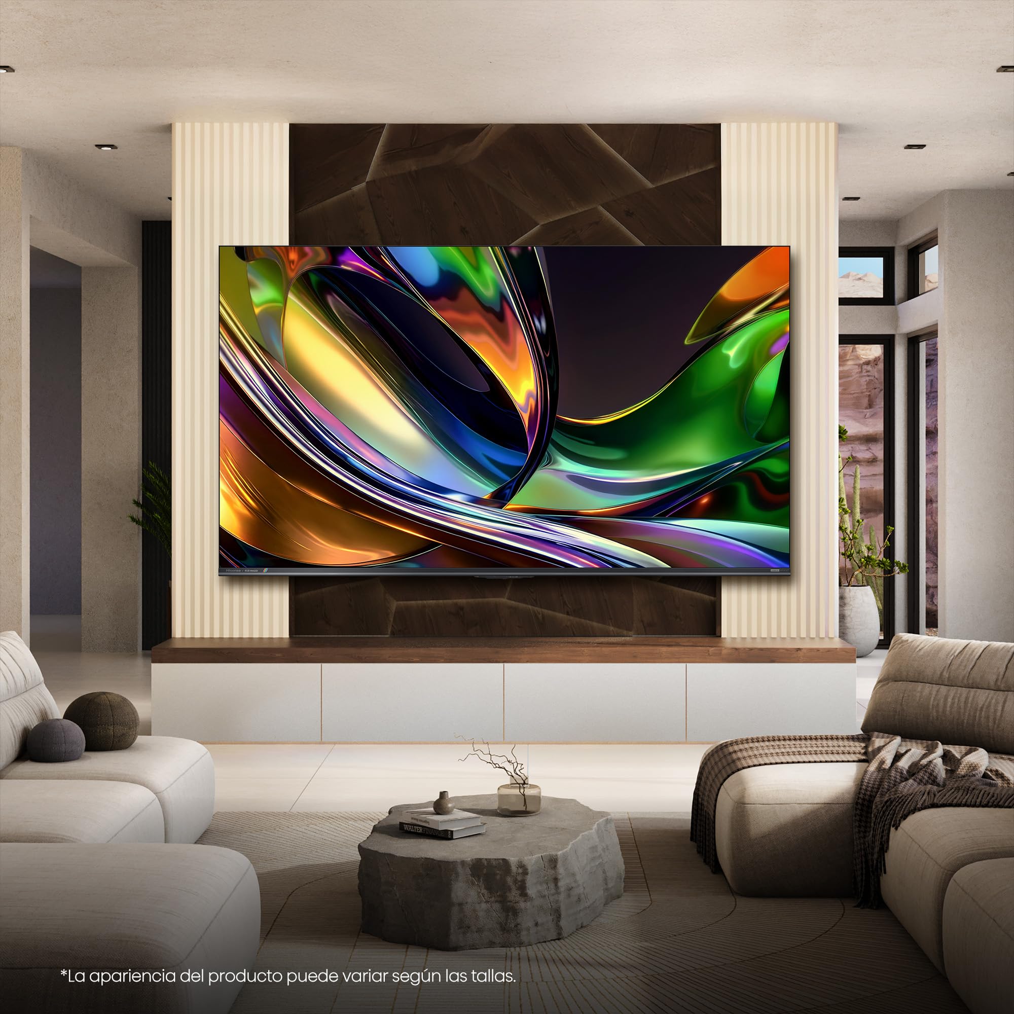 Hisense 85UR8S - RGB MiniLED Smart TV 85 Pulgadas, Hi-View AI Engine RGB, Modo Juego 180 Hz Nativos, Anti-Reflection & Glare-Free, Sonido Envolvente 2.1.2, IMAX Enhanced, Dolby Vision IQ, HDR10+