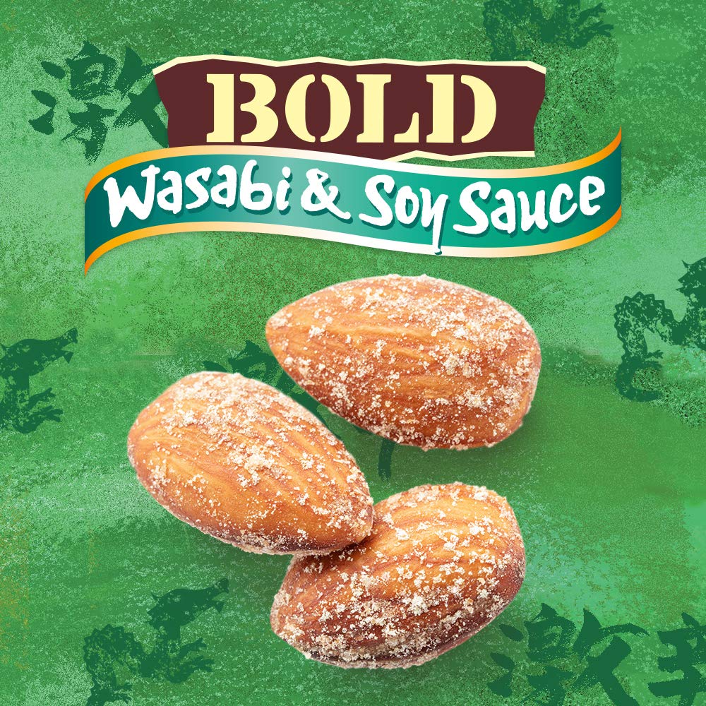 Blue Diamond Almonds, Wasabi/Soy Sauce 12-4 oz bags