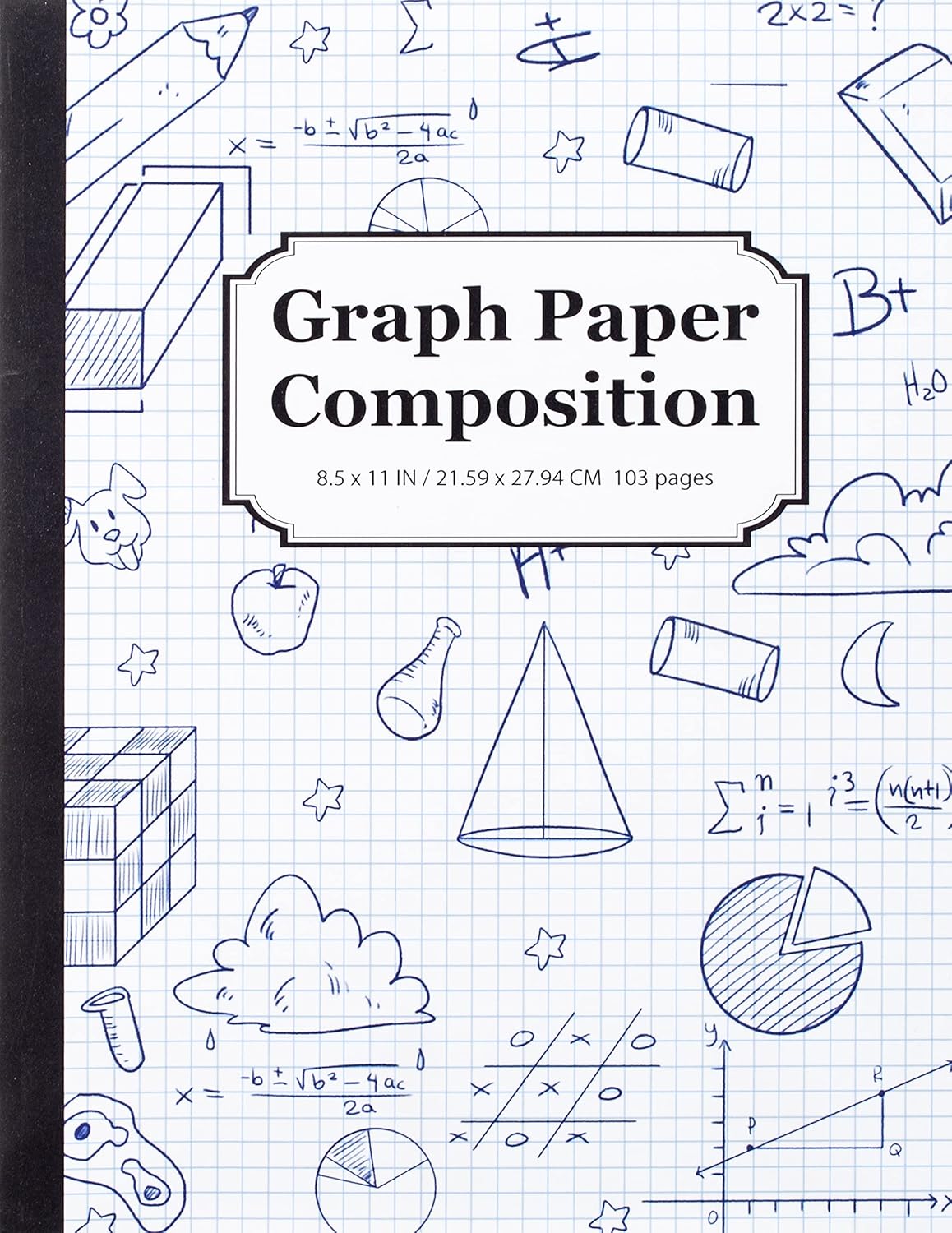Graph Paper Composition Notebook Math & Science Composition Book, Quad