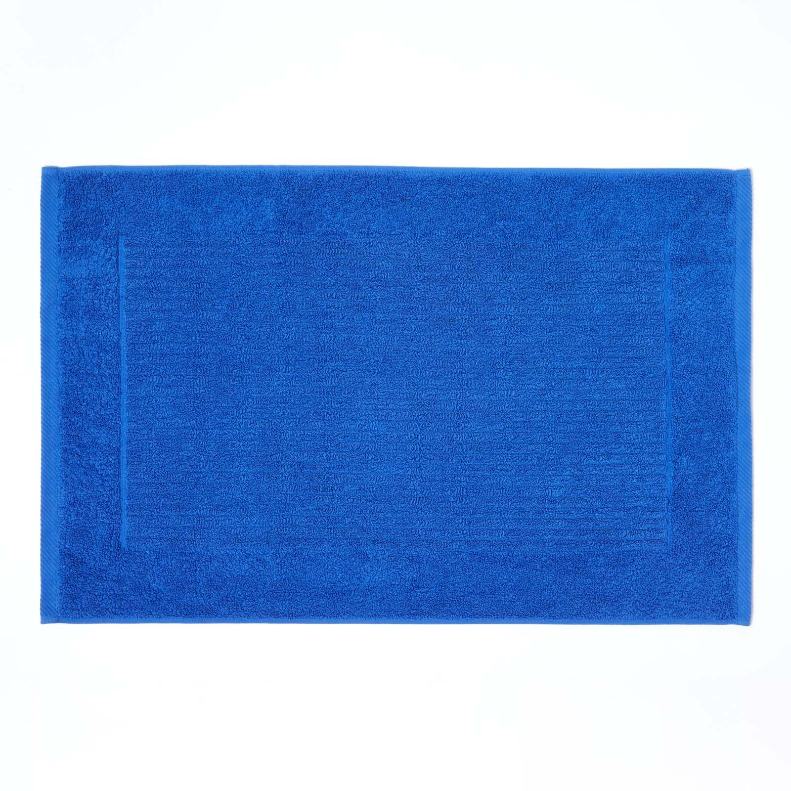 Homescapes Cotton Bath Mat 50x80cm Royal
