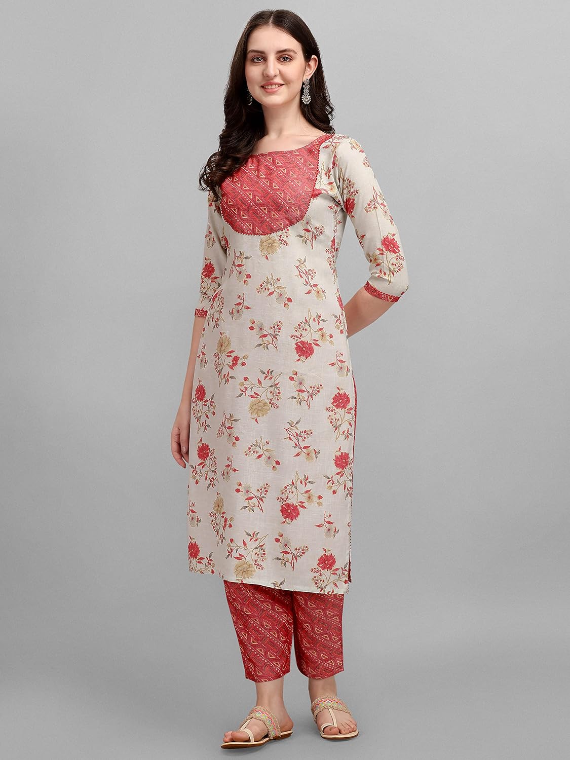 vredevogel women kurta pant and dupatta set