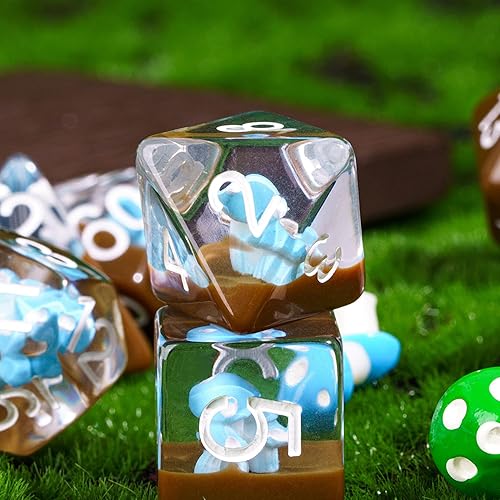 Miniatura 113 de UDIXI - Juego de dados poliédricos DND; juego de dados para Dungeons & Dragons, dados de calavera para DND, RPG, MTG y otros juegos de mesa