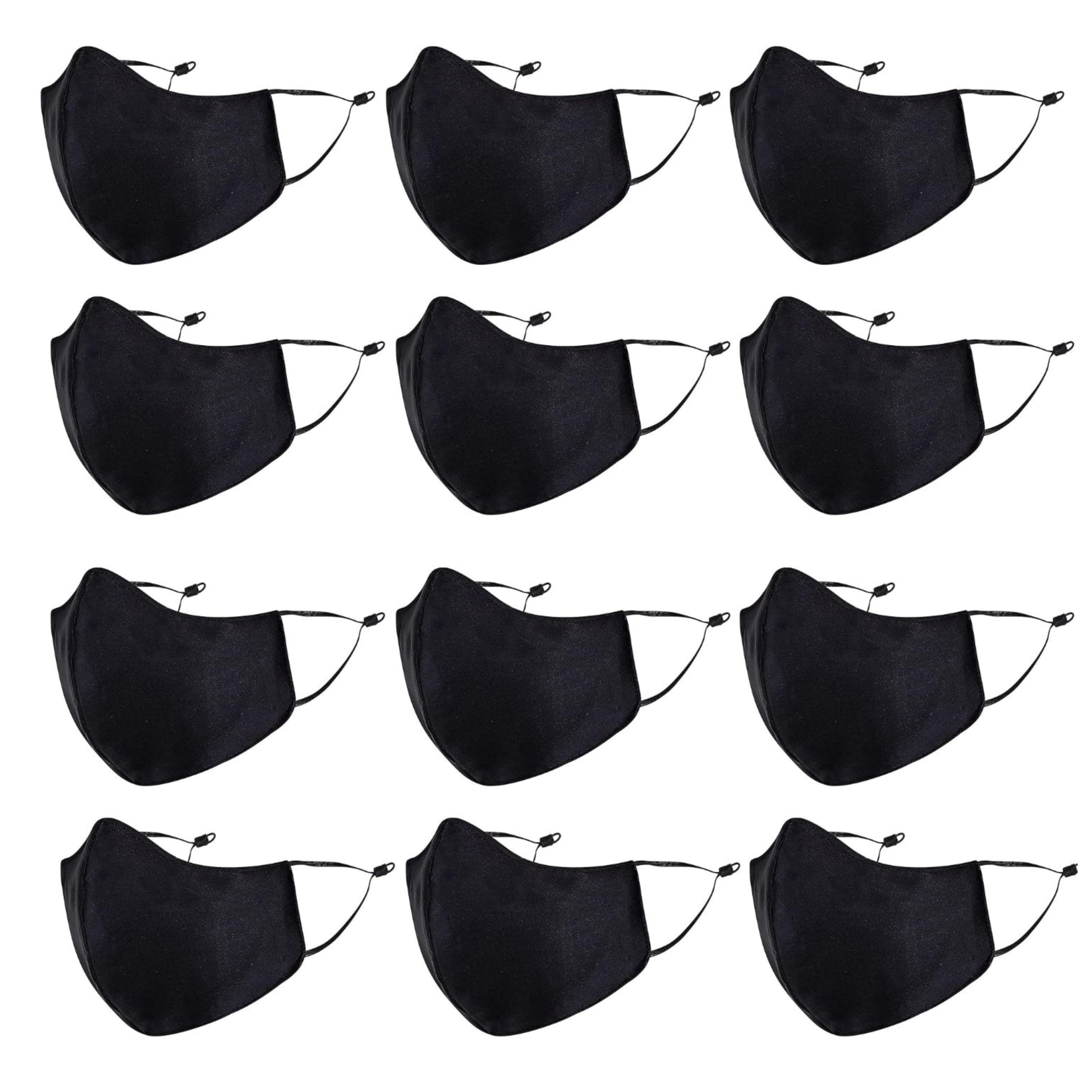 ADWIT Unisex Cotton Mask, 100% Cotton 4 Layers Face Mask,Anti-Dust, Washable, Reusable, Breathable, And Reusable Mask For Men & Women, Anti pollution mask-BLACK COTTON CLOTH MASK-image-21