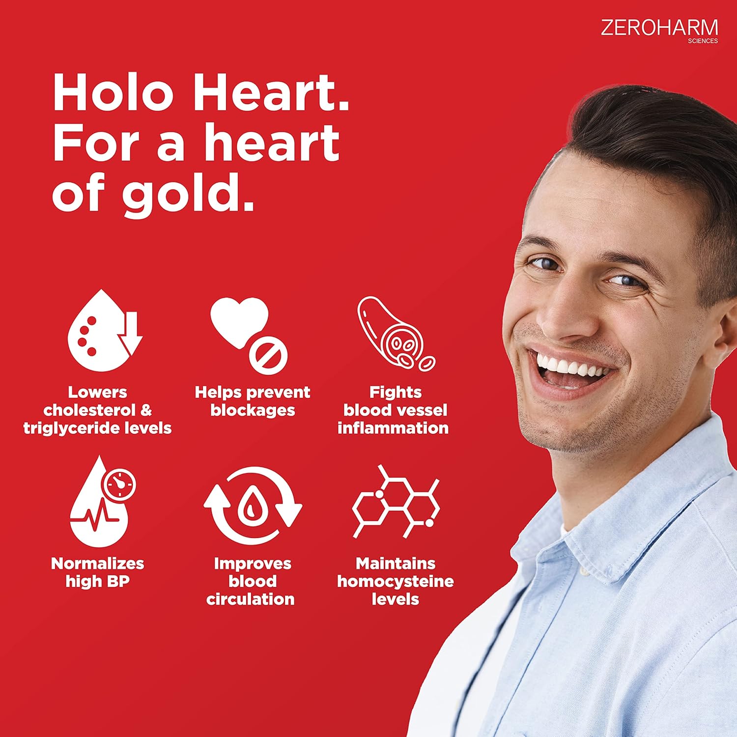 Zeroharm Holive Tablets | Plant -Acid | Male and female heart health supplements | Coronary prevents arterial disease. Lipid manages profiles. Prevents interruptions - 1 count, 60 capsules Zeroharm Holive Tablets | Plant -Acid | Male and female heart health supplements | Coronary prevents arterial disease. Lipid manages profiles. Prevents interruptions - 1 count, 60 capsules
