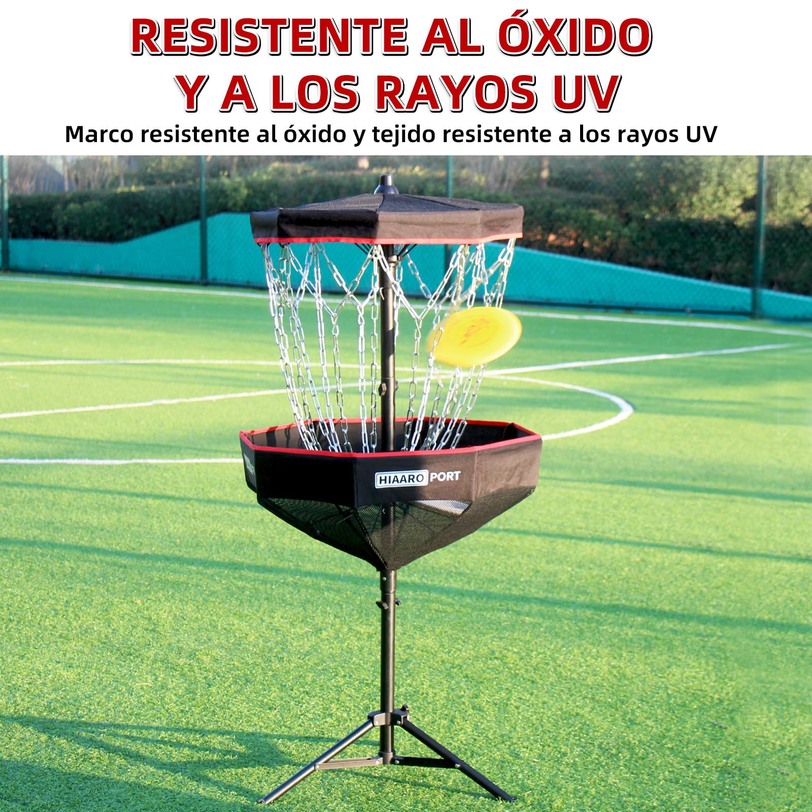 Cesta de Golf Portátil con Diana Plegable y Bolsa de Transporte