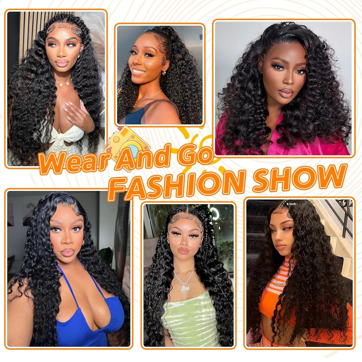 Forevermore Glueless Wigs Human Hair Pre Plucked Pre Cut Wear And Go 28inch Curly Human Hair Wig 13x4 Lace Front Wigs Human Hair 180% Density Ready To Wear Glueless Natural Color Clearance