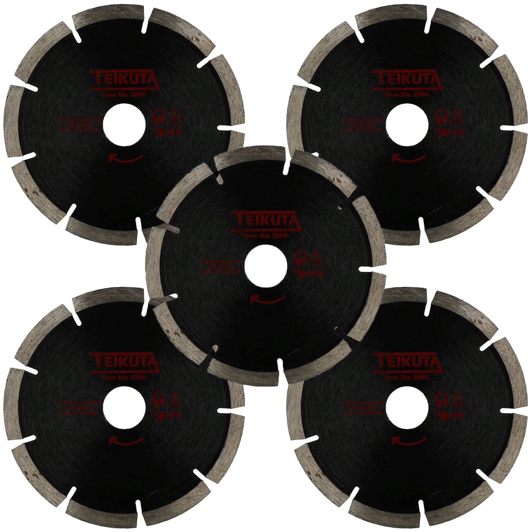 125mm (5”) x 6.4mm Diamond Mortar Raking Disc Pointing Disc Blade Masonry 5pk