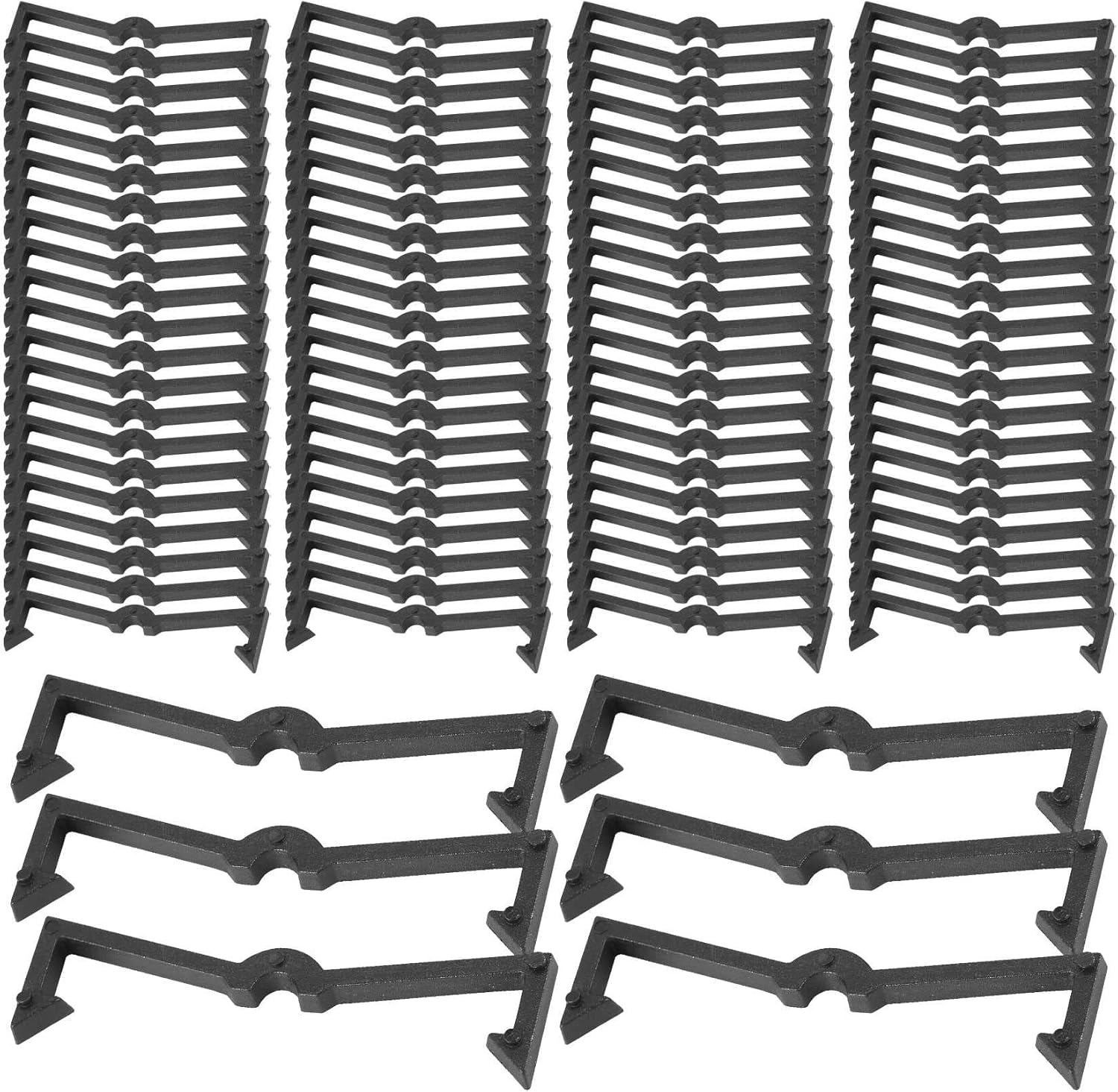 Ganci Per Pannello Forato QUARKZMAN 50pz Gancio A Scatto, 6mm Gancio Per Esposizione A Pannelli Forati