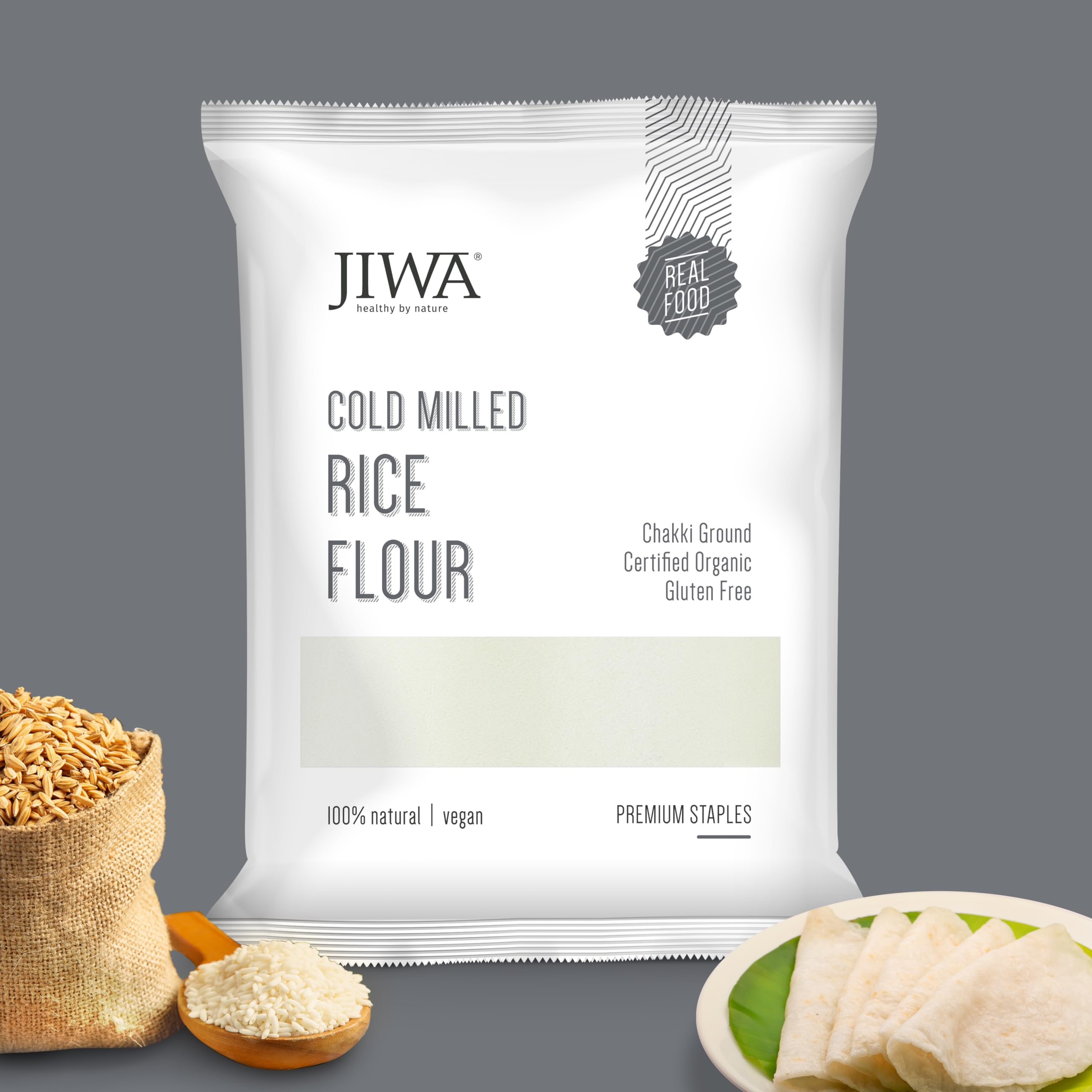 JIWA healthy by nature Cold Pressed Organic Rice Flour | Soft Fluffy Rotis | 100% Natural, Chakki Ground & Gluten Free | Chawal Ka Atta | Make Tasty Idlis And Dumplings | 1 Kg (B0BT9NH66Y) Amazon Price History, Amazon Price Tracker