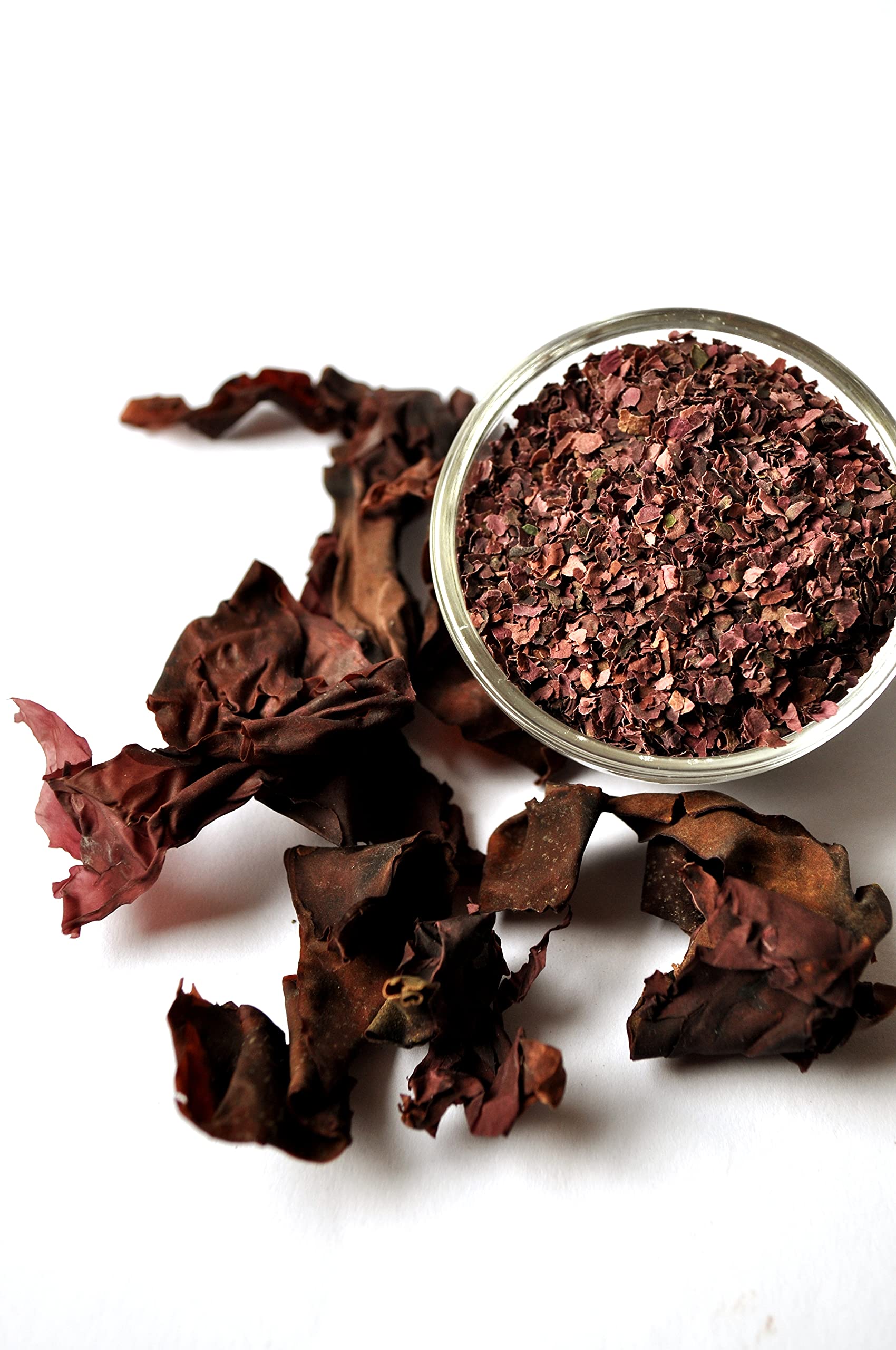 Alga disidratata Dulse Bio in Cannuccia – 50 g – Made in France – per insalate e pesci, ricche di proteine, vitamine, ido, ferro e potassio