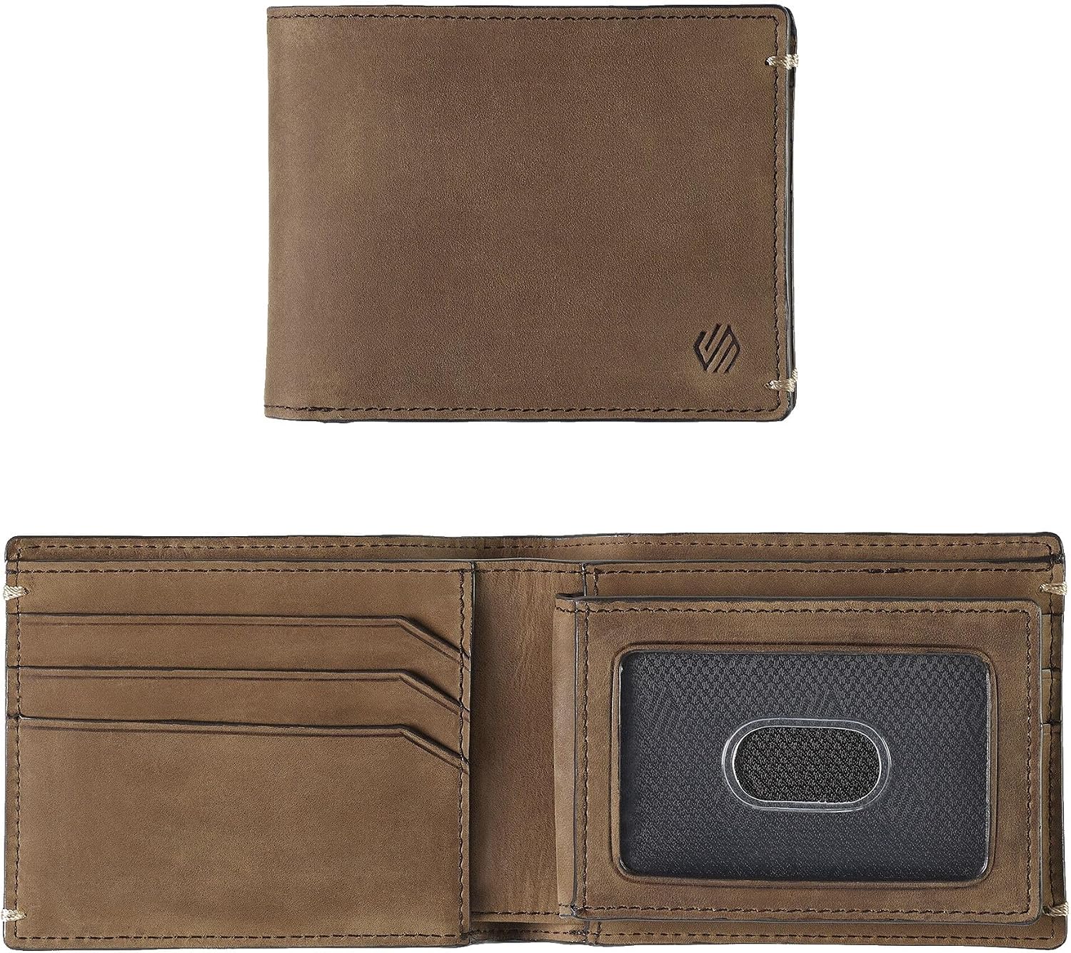 Johnston & Murphy Men's Jackson 2-in-1 Billfold Wallet, Tan Oiled, One Size