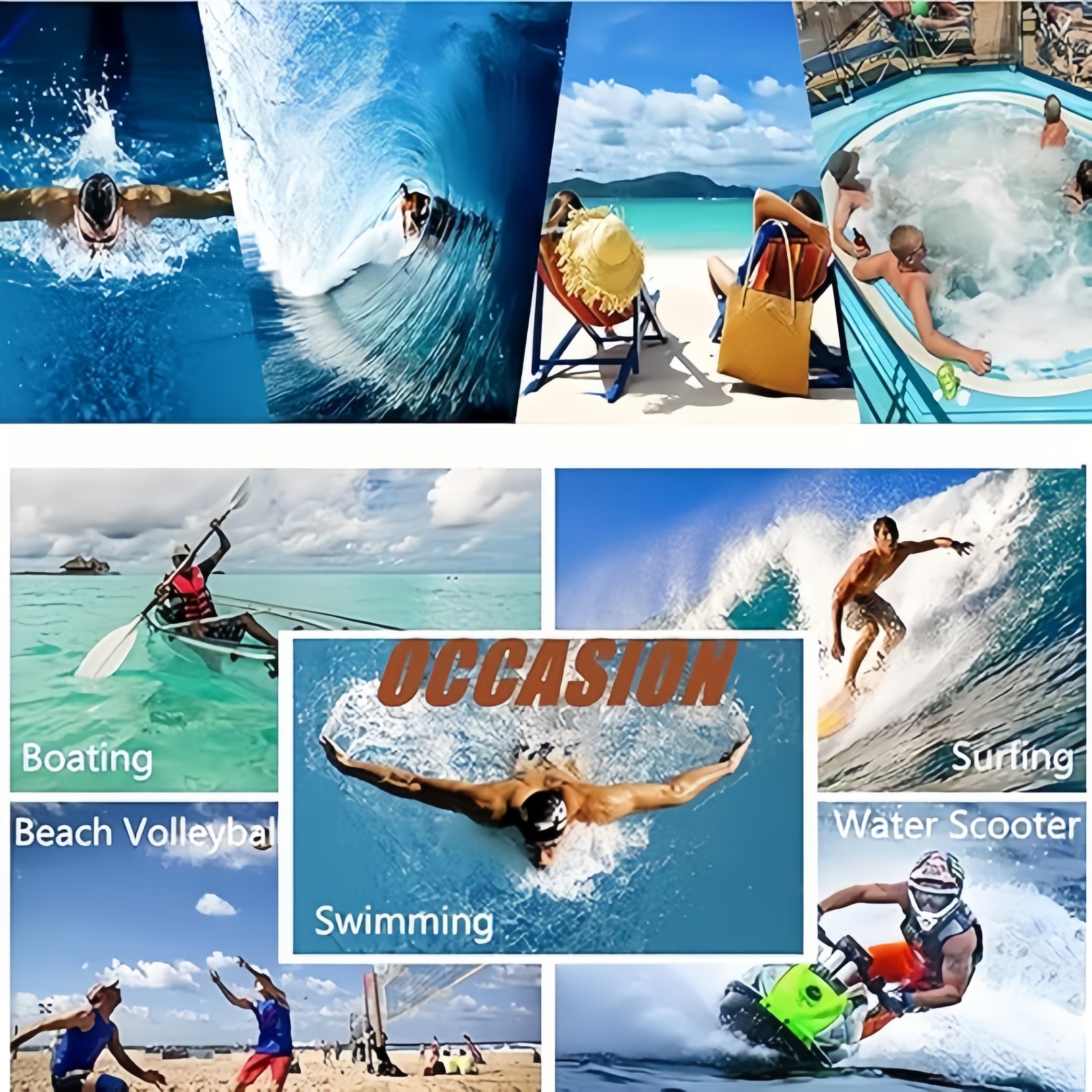 Bañador para Hombre Secado rápido Playa Surf Corriendo Pantalones Cortos de natación Boxeadores Ligero Shorts