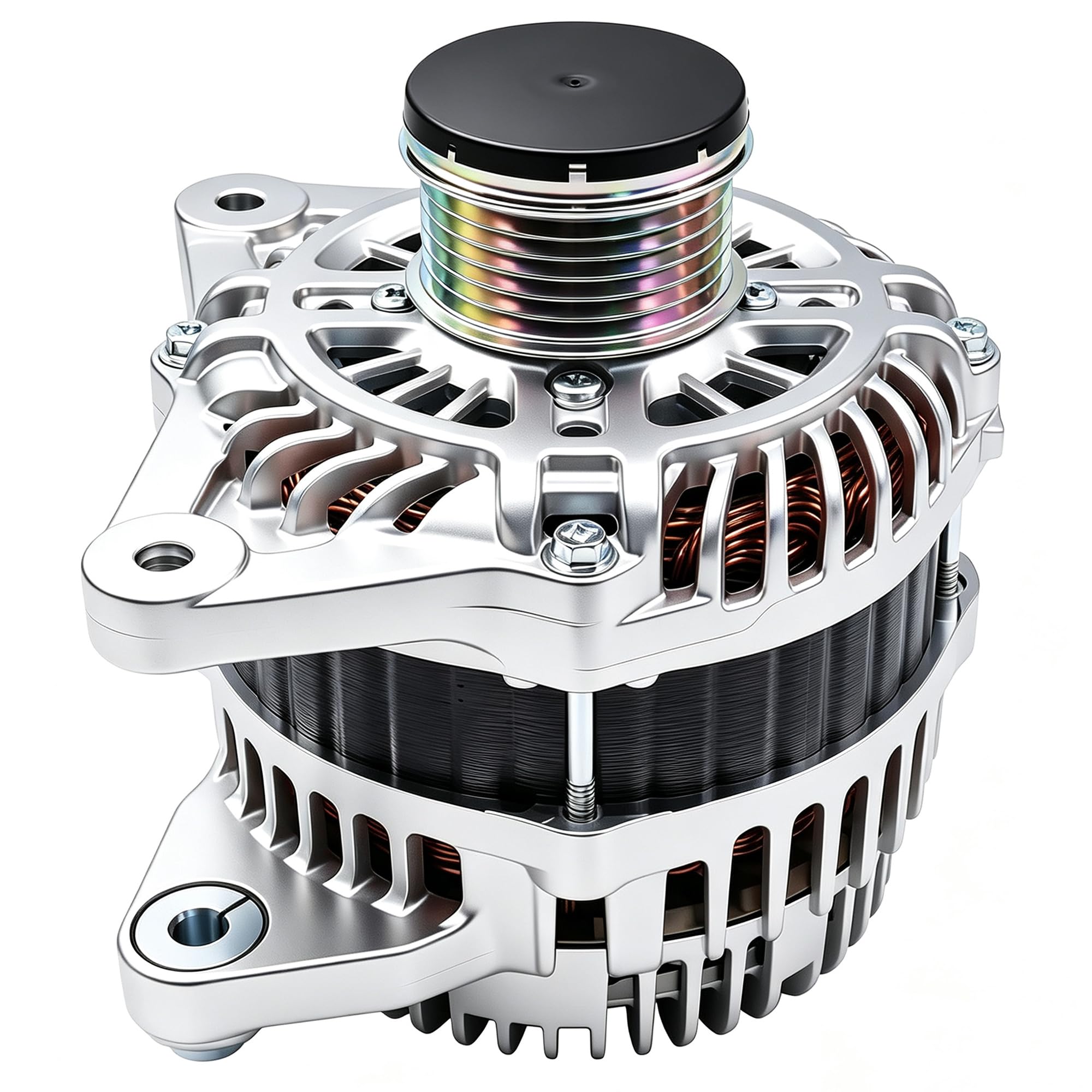 11710N Alternator Compatible with Hyundai Sonata 2014, Santa Fe Sport 2013-2016, Kia Optima 2014-2015 2.0 2.4L Replacement for 37300-2G800-image-15