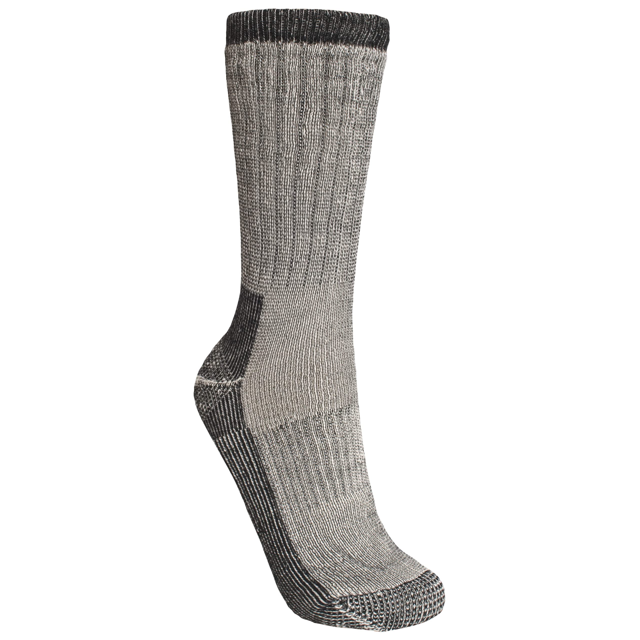 Trespass Warm Socks for Man Stroller / Gents / Adults for Walking / Hiking / Trekking / Camping / Outdoor / Snowsports / Skiing / Snowboarding Grey Marl - 4/7