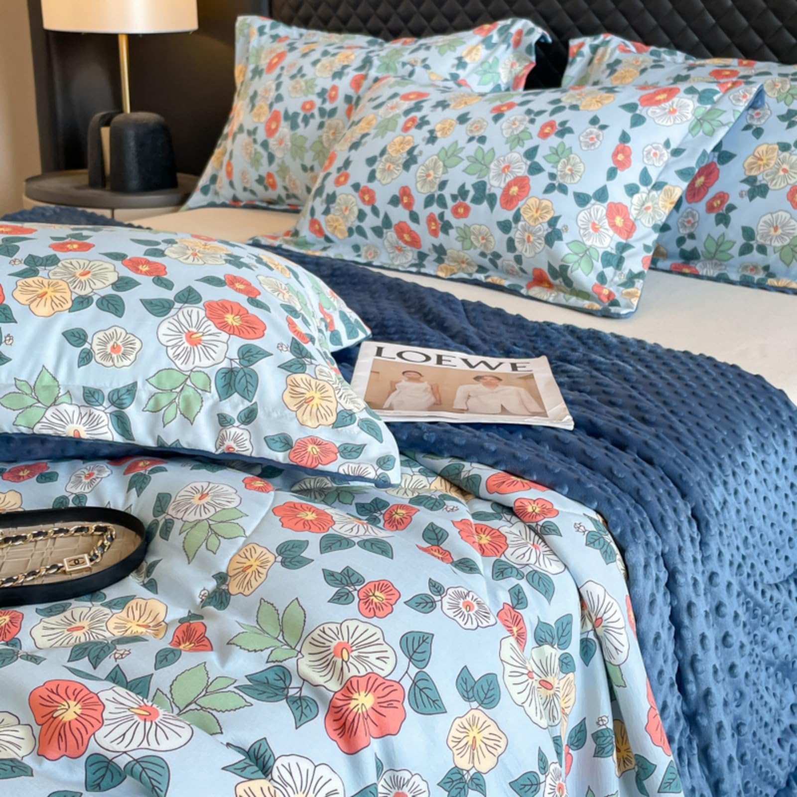 Odot Edredón Sin Funda 2.5 TOG Single A King (Estilo Floral 10,200x230cm)