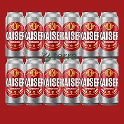Cerveja Kaiser Pilsen – Refrescância Máxima, Sabor Inconfundível, Perfeita para Curtir com Amigos (Cerveja Kaiser Pilsen Lata 473ml 12 unidades)