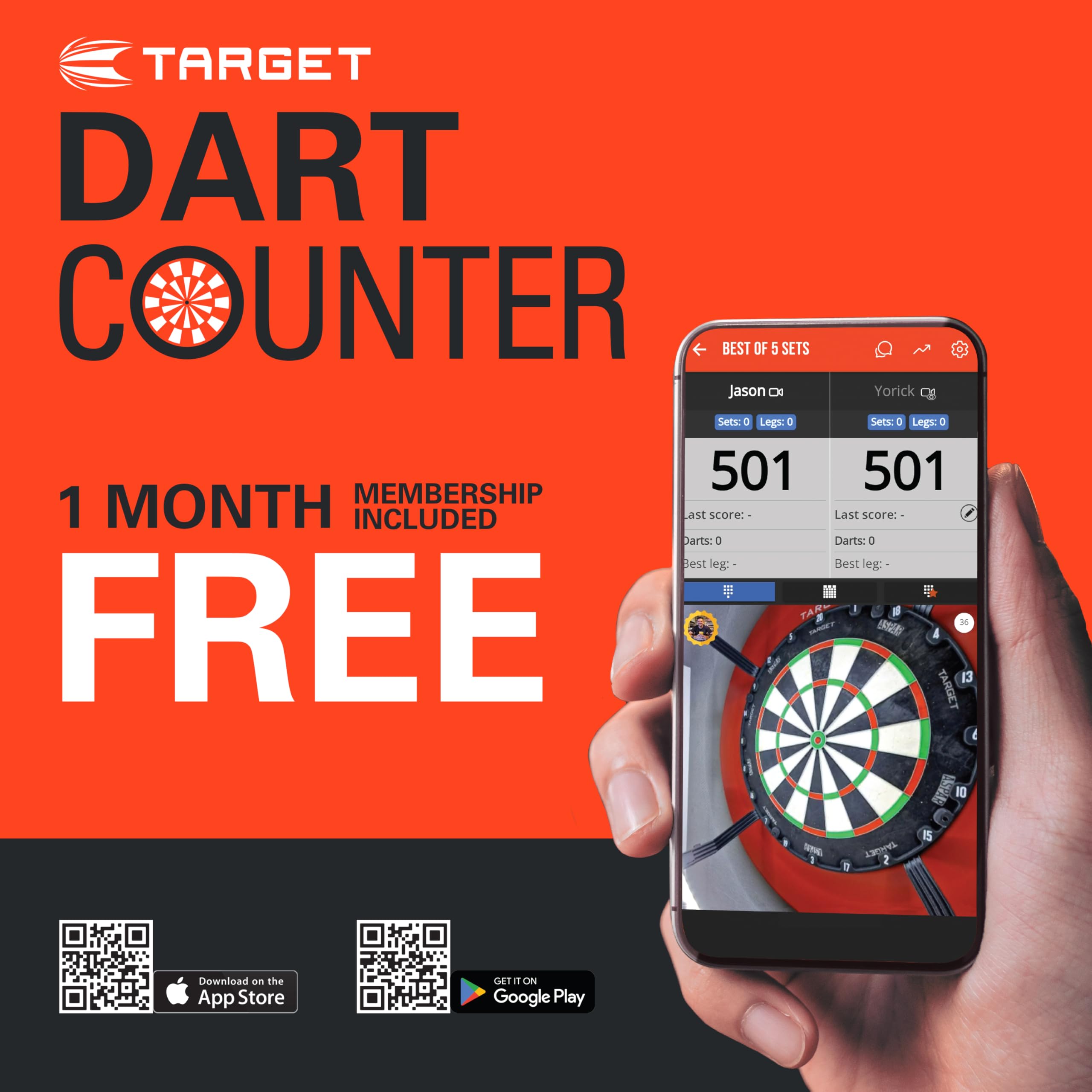 Target Darts Gabriel Clemens 95K Steel Tip Swiss Point Darts, rzutki z 95% wolframu z lotkami K-Flex, 21G/22G/23G | German Giant Clemens Darts, zestaw rzutek Swiss Points K Flex w wersji dla graczy