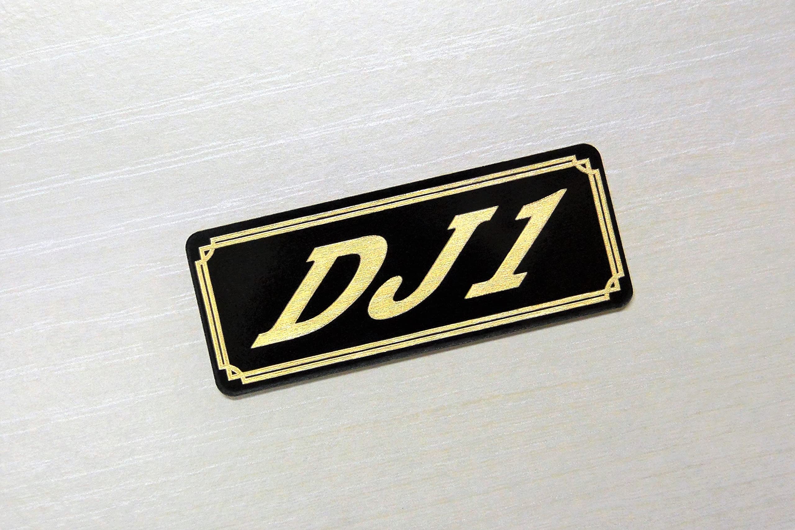 Amazon.co.jp: E-381-3 DJ1 黒/金 オリジナル ステッカー タンク 