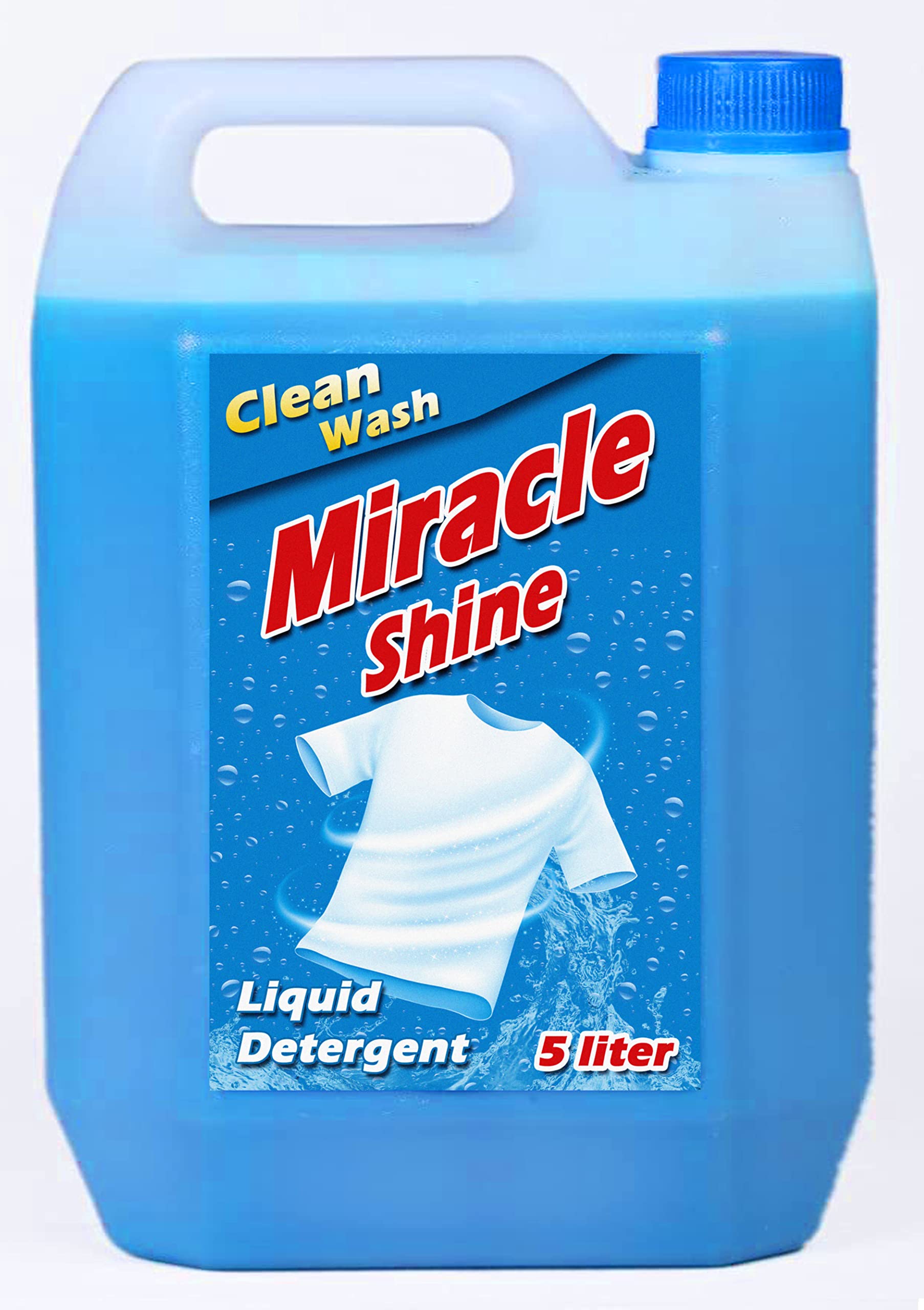 Miracle Shine Liquid Detergent 5 Liters Suitable for Top Load & Front Load Washing Machine and Bucket Wash (B0B5125CL8) Amazon Price History, Amazon Price Tracker