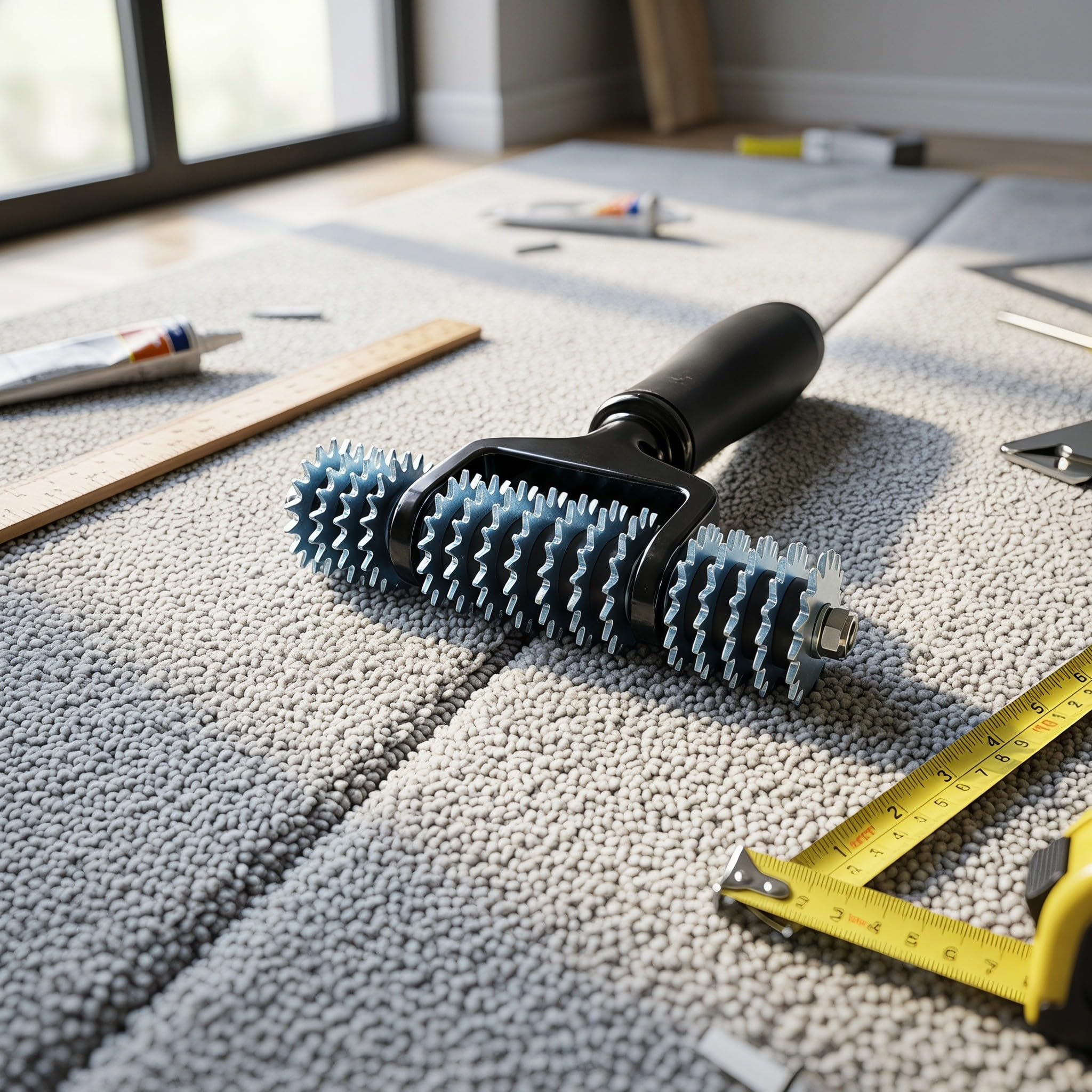 INOOMP Rouleau à joints pour moquette, outil de jointure, rouleau