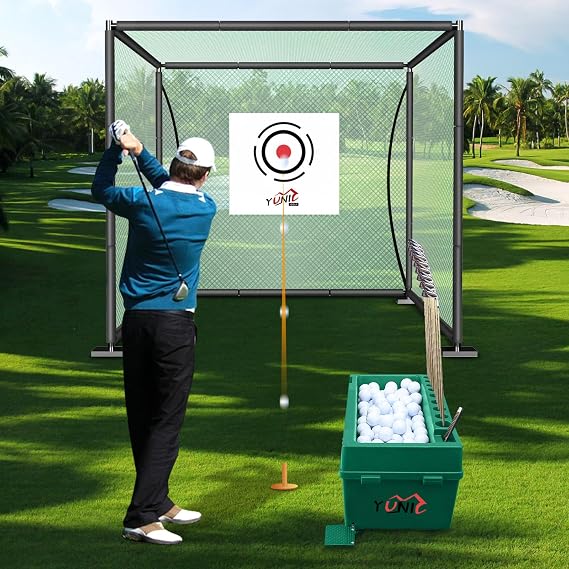 YUNIC Golf Ball Dispenser Machine Powerless Automatic Tee Up