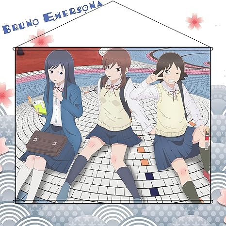 Amazon Be タペストリー 女子高生の無駄づかい 田中望 カスタマイズ可能 ポスター 掛ける絵 軸物 壁畫 巻物 アニメグッズ アニメ 寝室 壁アート 約50cmx70cm B2 アニメ 萌えグッズ 通販