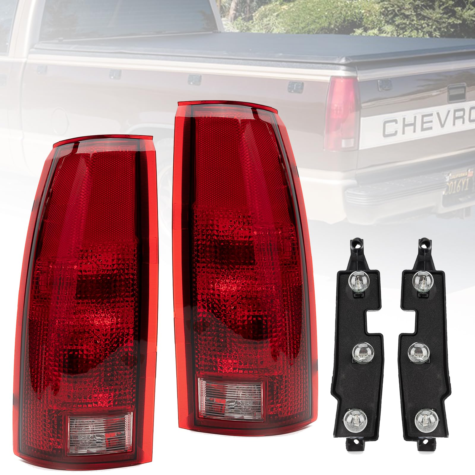 Find 1988 - 1998 Chevy Chevrolet Pickup Truck RH Right (Passenger) Tail Light GM In - Foto 9