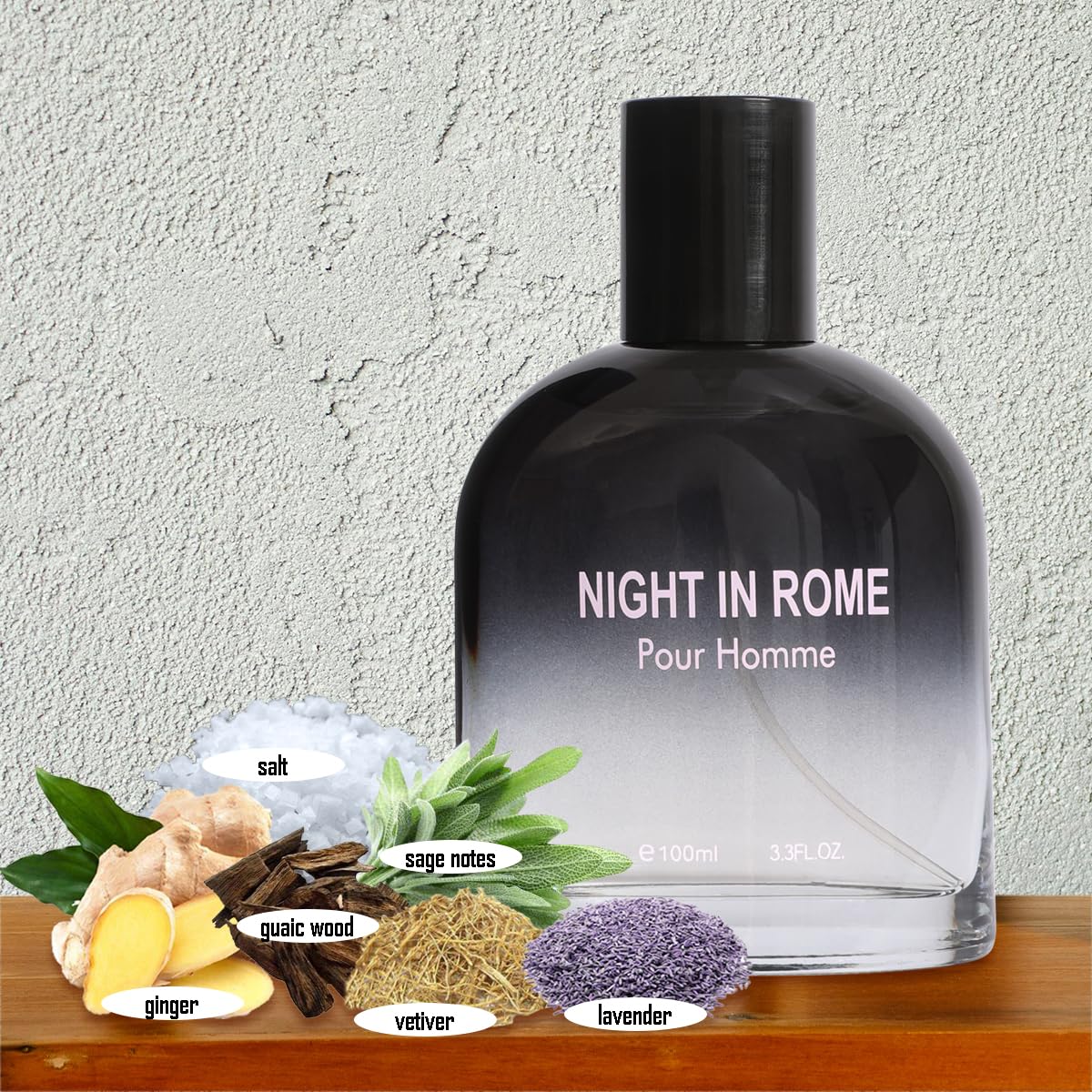 Night In Rome Spray Cologne - Eau De Toilette for Men - 3.3 fl.oz