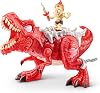 لعبة Smashers Dino Egg Hunt من ZURU، لعبة صيد الكنز تحت عنوان Light-Up Fire Breathing Dinosaur، لعبة قابلة للتحصيل للأولاد والأطفال (T-REX)