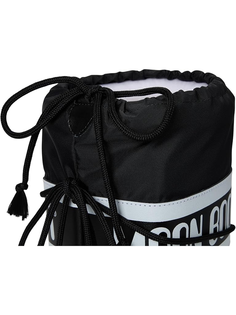 Black MOON BOOT Icon Nylon