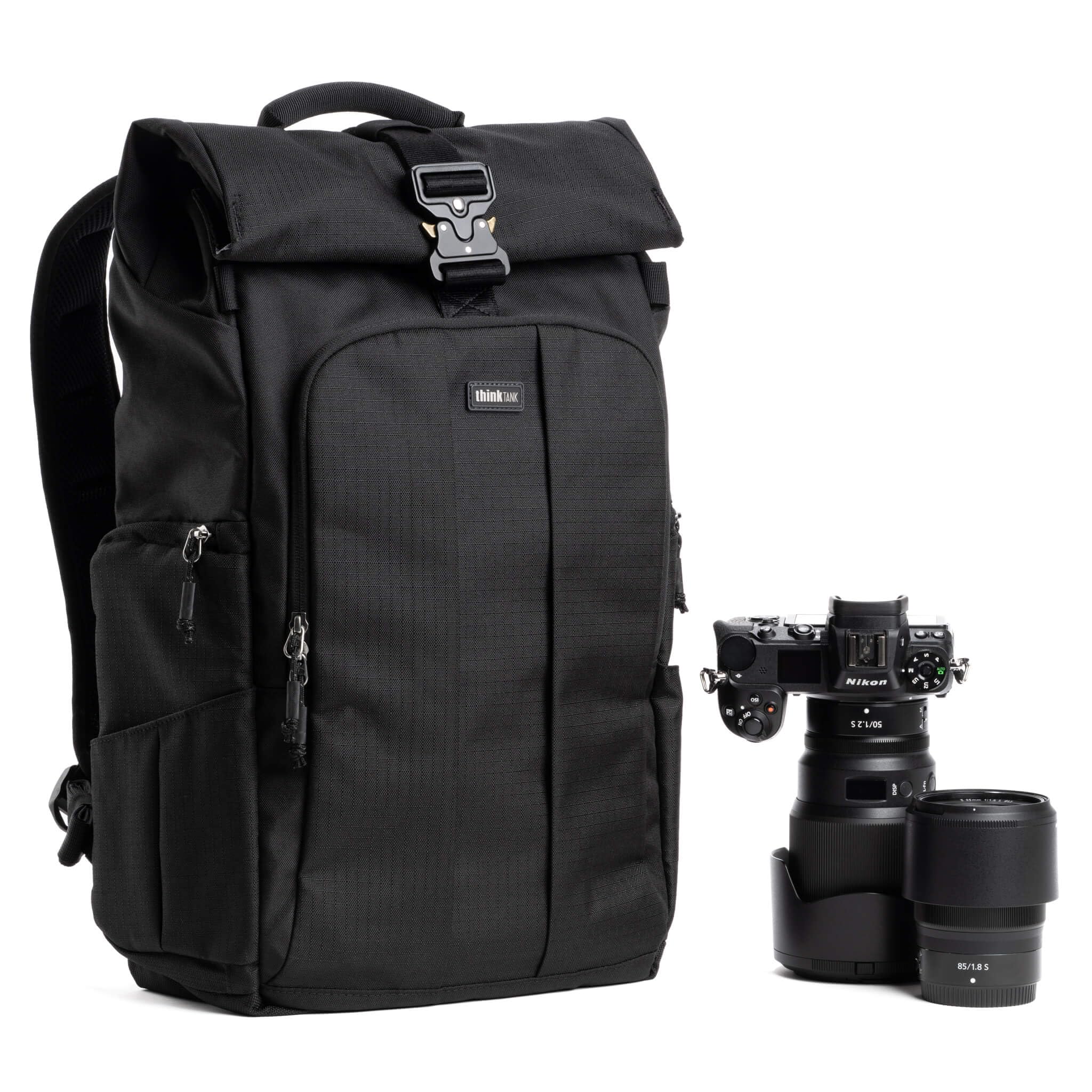 Think Tank FocusPoint 30L RollTop Camera Backpack - Asphalt Black-image-26