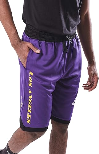 Miniatura 10 de Ultra Game NBA Players - Pantalones cortos de entrenamiento de baloncesto para hombre, varios jugadores disponibles