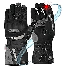 IRON JIA'S Winter Motorcycle Gloves, Cold Weather Waterproof &amp; Windproof Warm Riding Gloves with Touchscreen for ATV, UTV, Snowmobile
