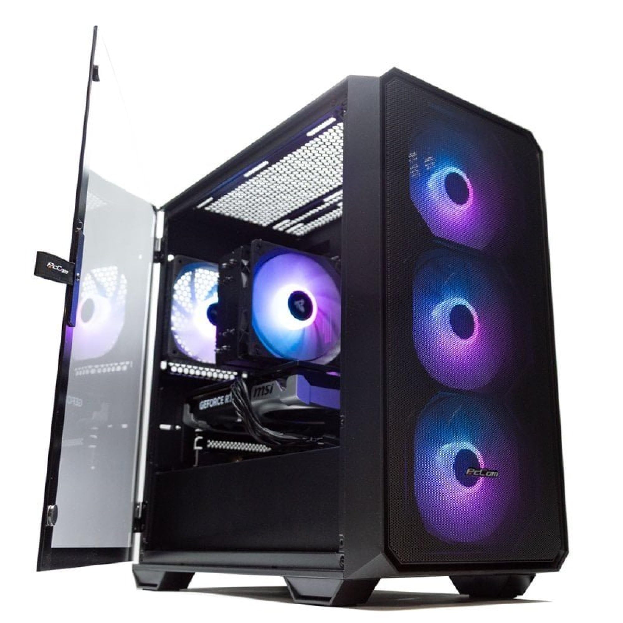 PcCom Ready Gaming PC Intel Core i5-12400F 32GB RAM 1TB SSD RTX 5060 Ti 16GB Windows 11 Home Ordenador Sobremesa Gaming Alto Rendimiento