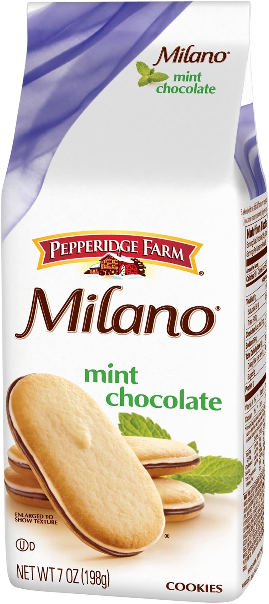 Pepperidge Farm Milano Mint Chocolate Cookies 7 oz (Pack of 2)