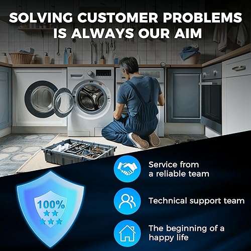 Miniatura 7 de Elemento calefactor de secadora actualizado DC47-00019A para Samsung, DC96-00887A y DC47-00016A y DC47-00018A y DC32-00007A, Repace dv40j3000ew/a2