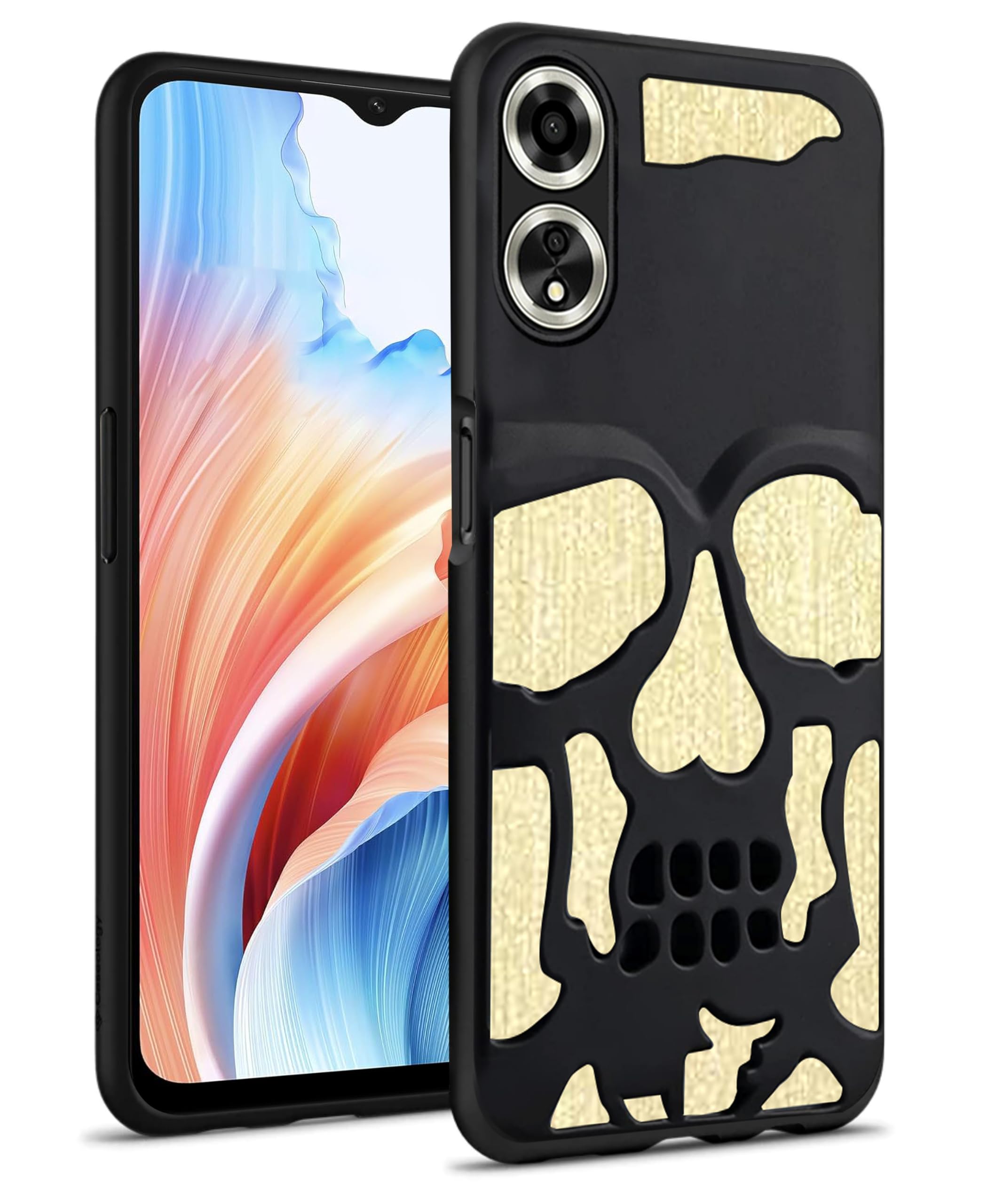 TGK Back Cover for Oppo A59 5G Skull Case Black (B0CSXM2R91) Amazon Price History, Amazon Price Tracker