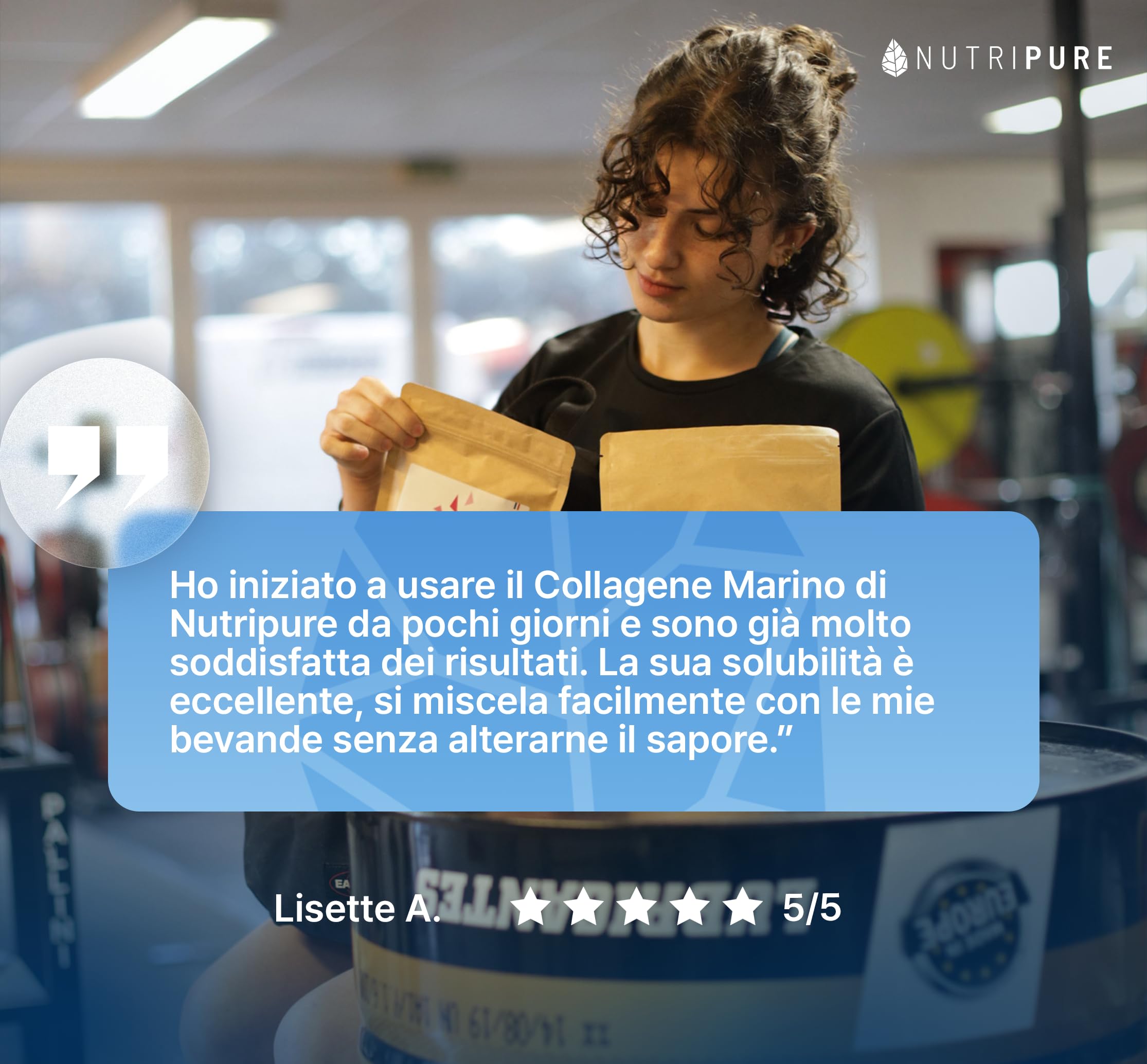Collagene Marino Selvatico in Polvere | Integratore Alimentare Articolazioni, Capelli, Unghie e Pelle | Collagene Marino Idrolizzato | Barattolo 1,2 kg| 4 mesi | Gusto neutro | Prodotto in Francia