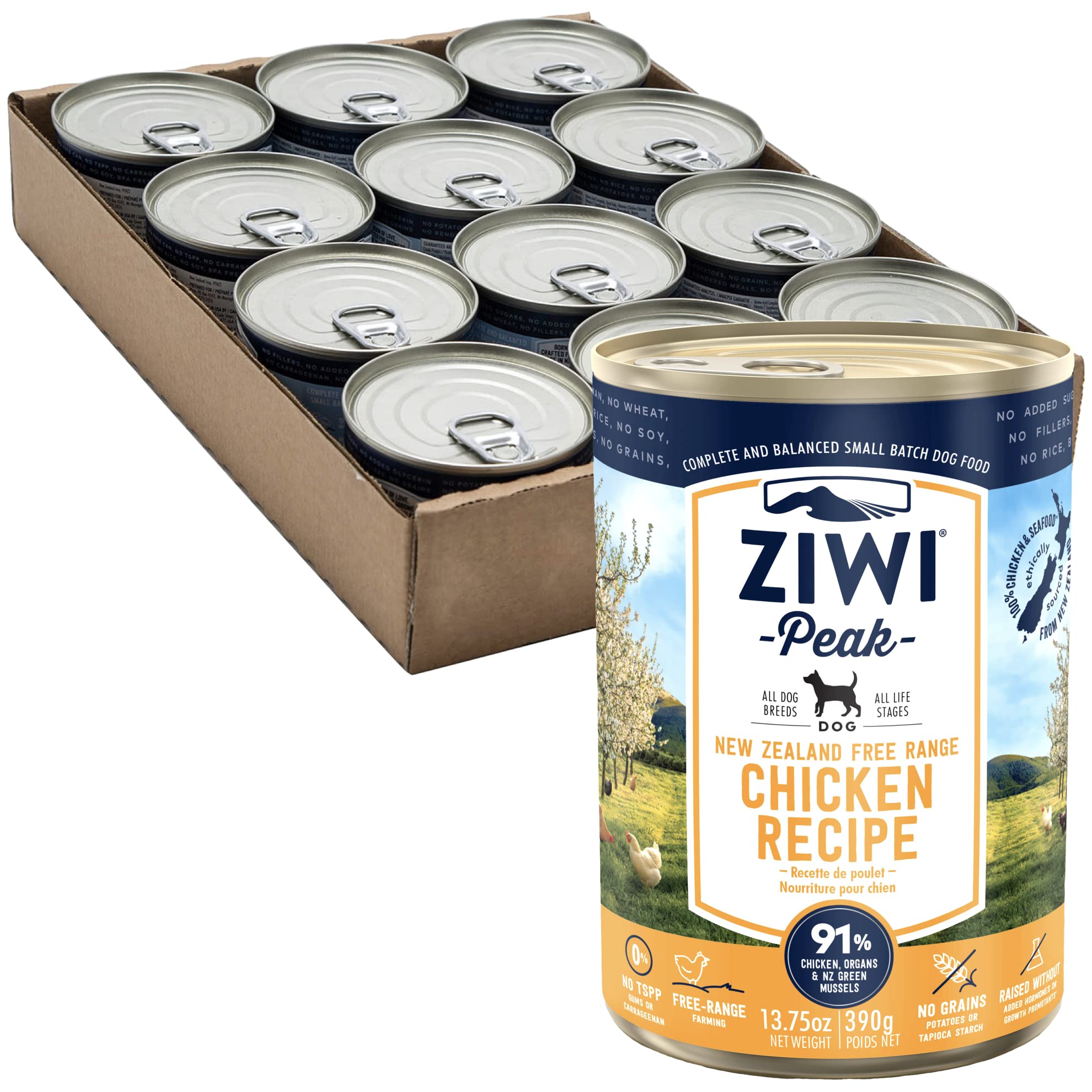 Amazon | ジウィピーク (ZIWI Peak) 缶詰 フリーレンジチキン (犬用 