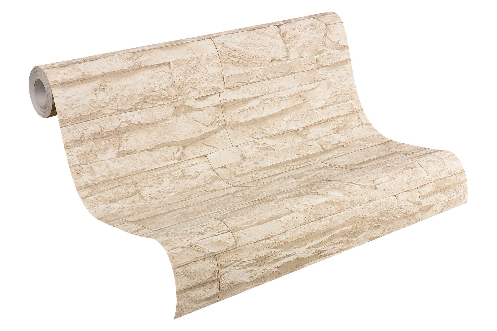 Galerie Beige Graceful Granite Motif Wallpaper from B&Q