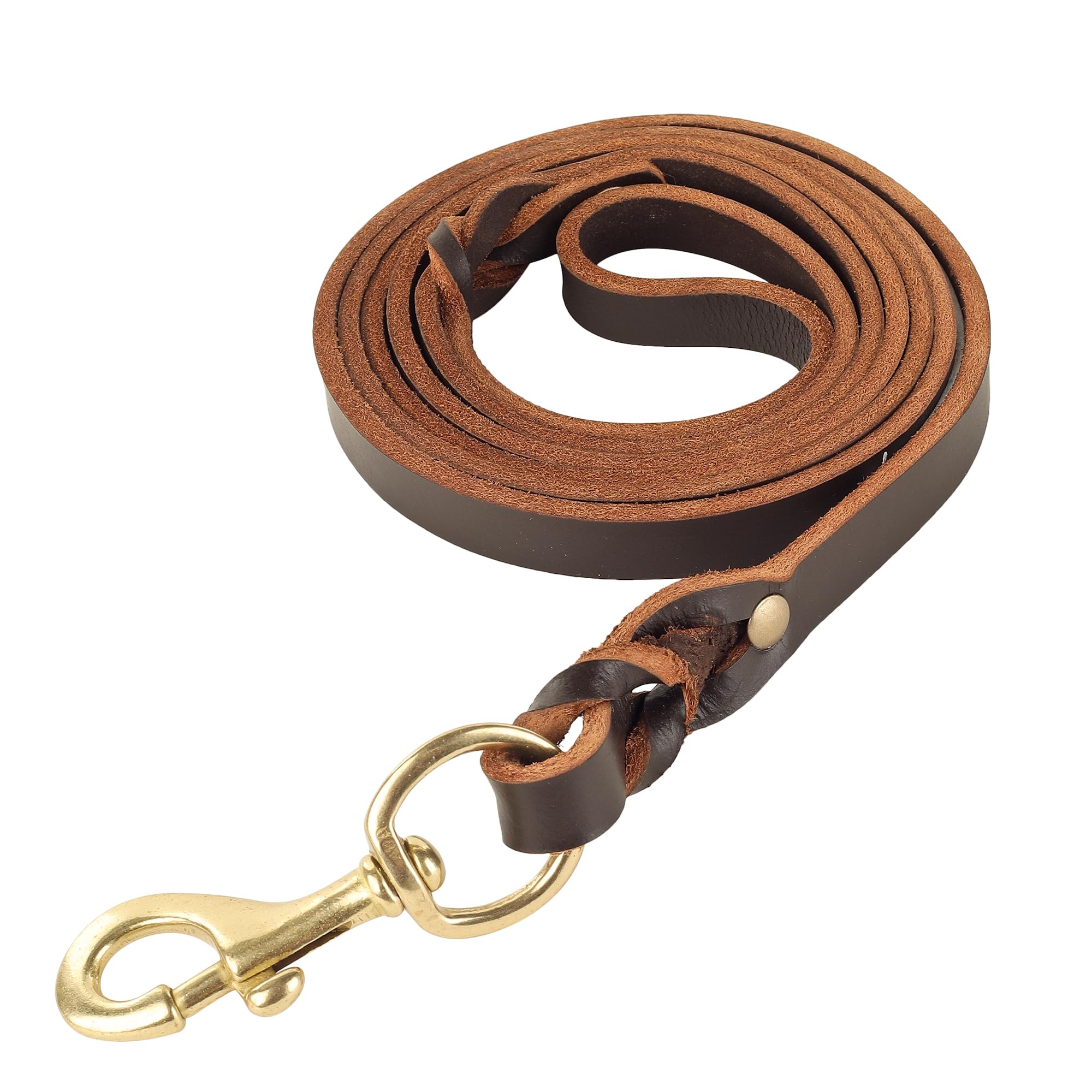 Anarjy Premium Handmade Padded Leather Dog Leash-6 Feet Braided Leash For Medium And Large Dogs-Brown (B0CML4MQXC) Amazon Price History, Amazon Price Tracker