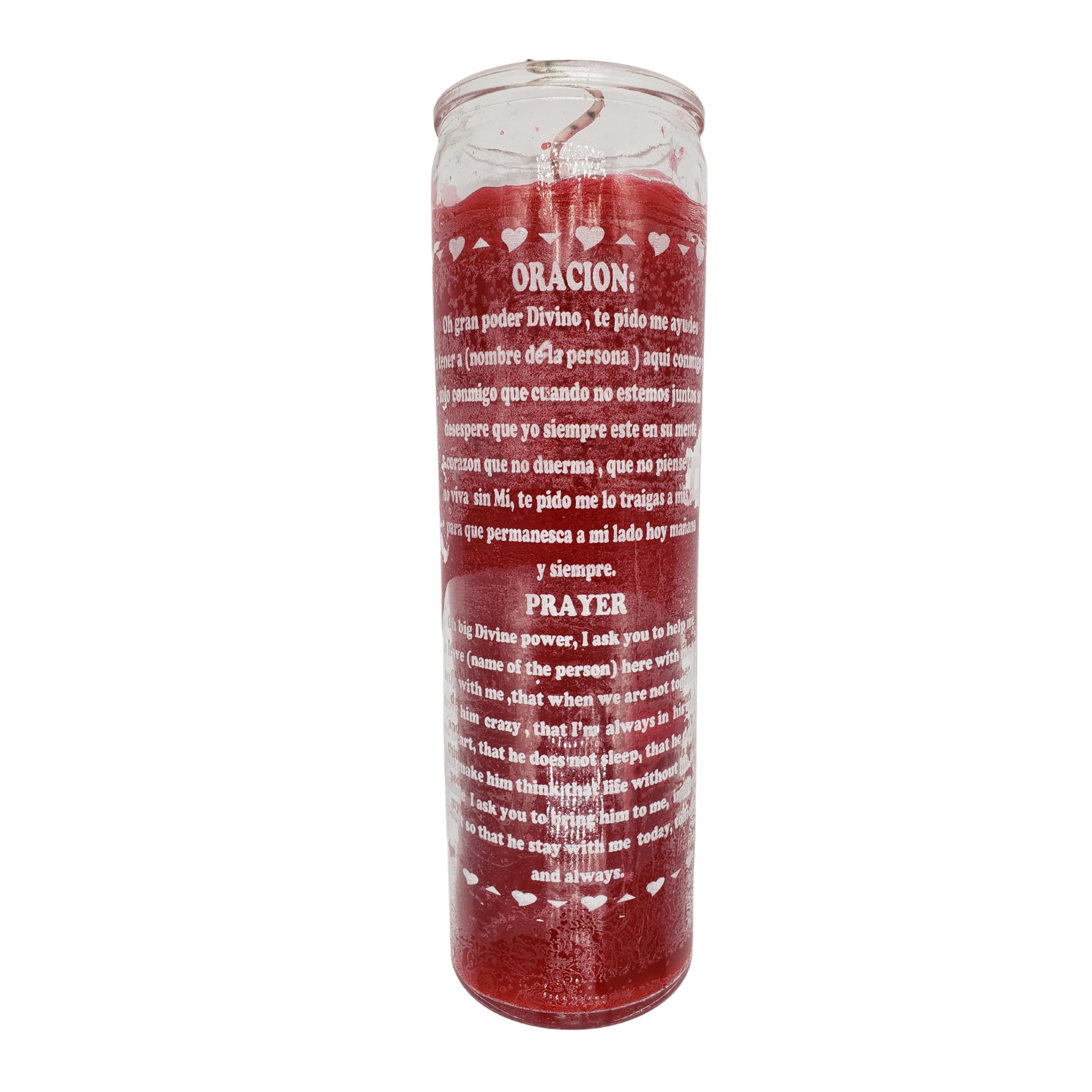 Generic Kneel Down Red 7 Day Ritual Candle