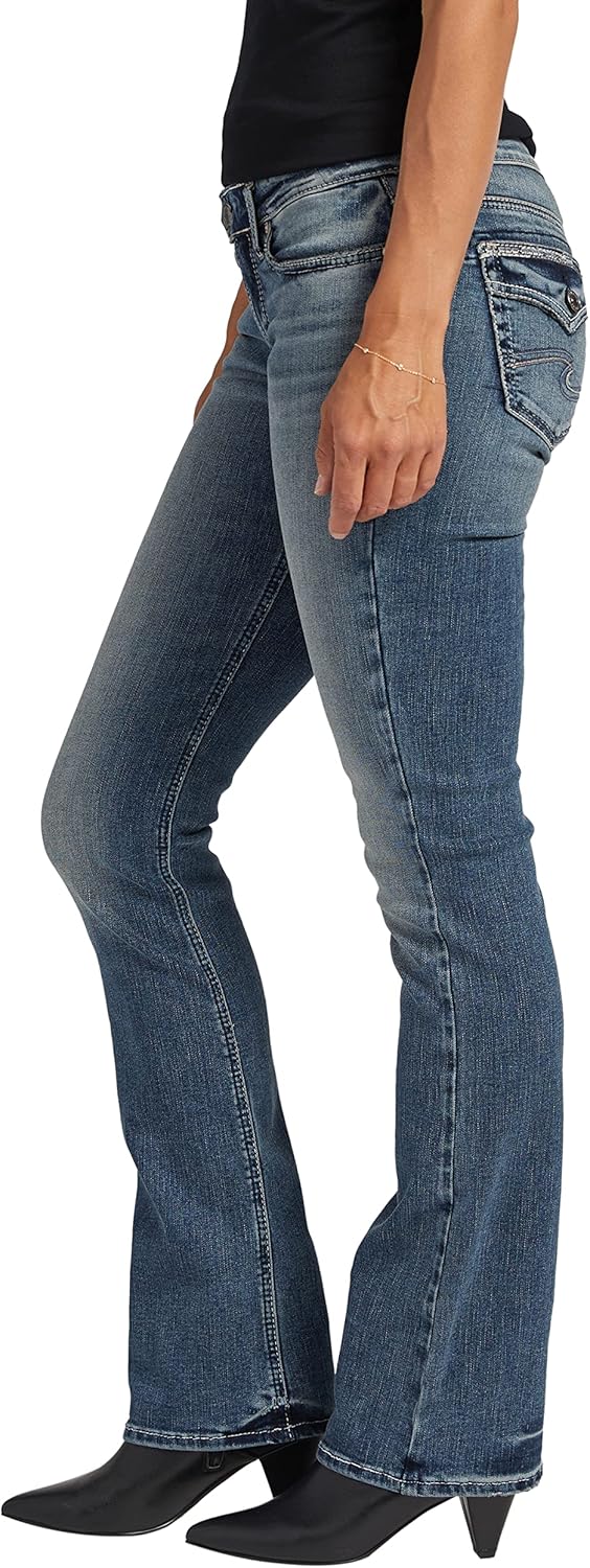 Silver Jeans Co. Women’s Tuesday Low Rise Slim Bootcut Jeans