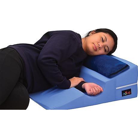 GERD Pillow System with Patented Wedge & Half Roll Pillow Technology